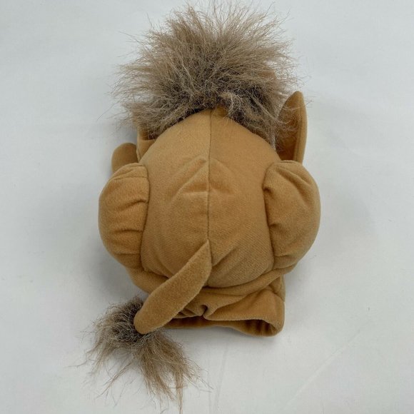 Plush Creations Inc Brown Lion Hand Puppet with Sound Pretend Play Visual Aid - Picture 3 of 8